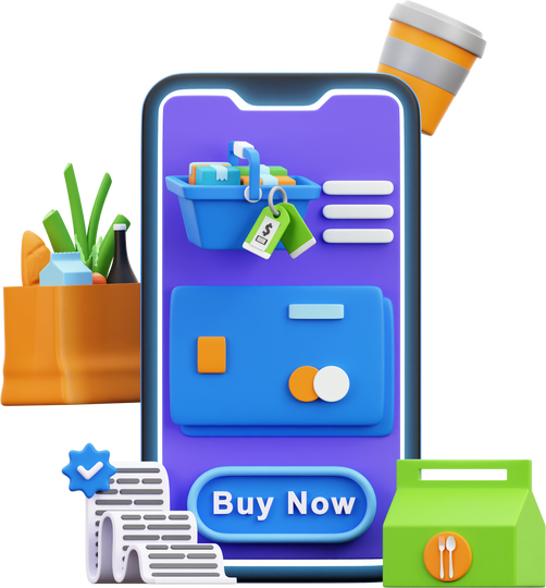 3D E-Commerce Smartphone Interface
